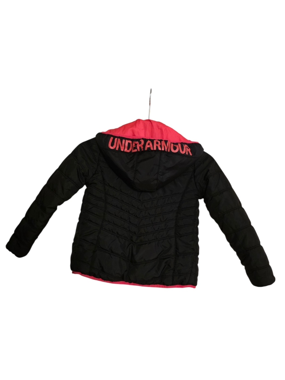 Under Armour Girls Toddler Puffer Jacket – Size 6T (Flawed Zipper) - Picture 2 of 6
